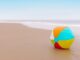 Lone beach ball on the sand for Missed Connections Philadelphia July 2026