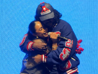 Sheryl Ann Padre sings with Wale onstage during “Fly Away” (May 2026)